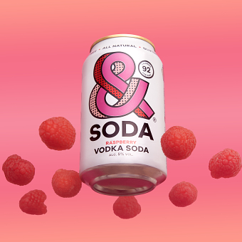 &SODA RASPBERRY VODKA SODA