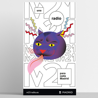 Una radio para cada Madrid. Ad campaign for M21 Radio.