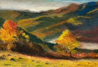 Layered landscape (Kinuyo Ogino)