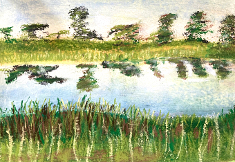 Layered landscape (Caroline Armitage)