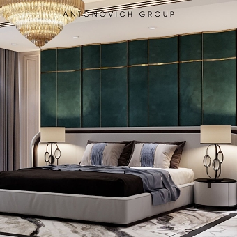 Antonovich Group's Exquisite Luxury Bedroom Interior Designs
