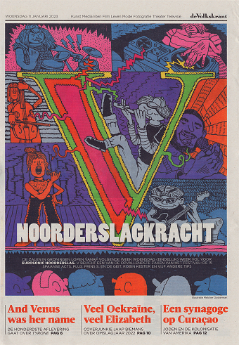 V Cover for the cultural section of De Volkskrant