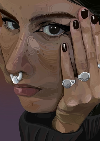 Accessories portrait