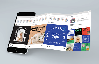 Retail social media, motion graphics and printed materials