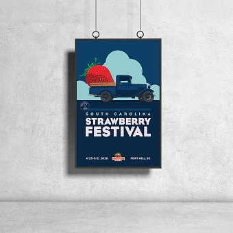 South Carolina Strawberry Festival Promotional Poster