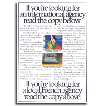 Agency house ad