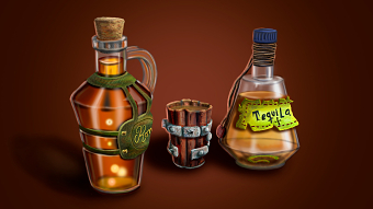 Botellas de licor