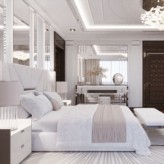 Luxury Bedroom Interior Design and Fit-out by Antonovich Group