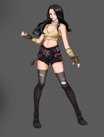 BTX Shooting Game Character design