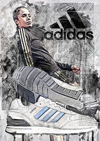 Adidas illustration