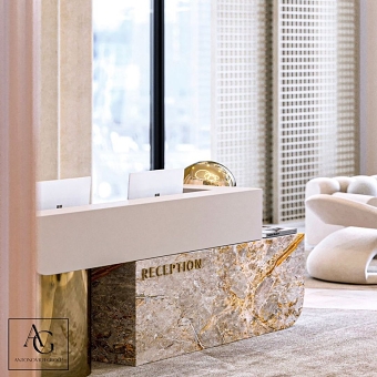 Modern Clinic Reception Design - A Paradigm of Elegance and Efficiency