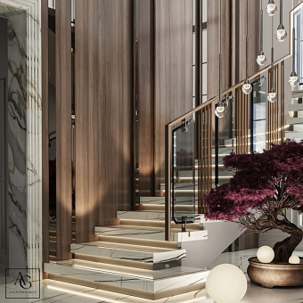 Exquisite interior design for Luxury Villa in Aesthetic Modern Theme