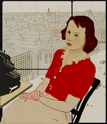 Silvia Plath portrait
