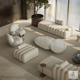 Modern Futuristic Penthouse Interior Design