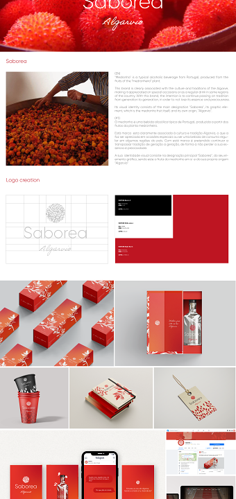 Saborea medronho | Brand identiy