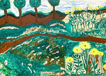 Green beyond the hills (Charan Malhi)