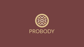 Logotype of ad platform for massage salons and masters