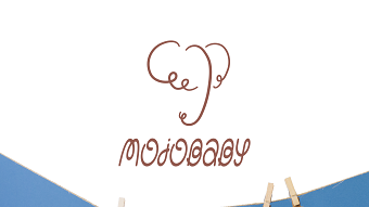 Logo design for MoJoBaby online baby clothing store