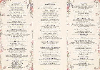 Wyvern Menu