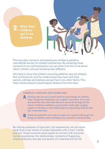 Brochure Design & Illustrations for Children Palliative Care