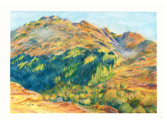 Mountain painting