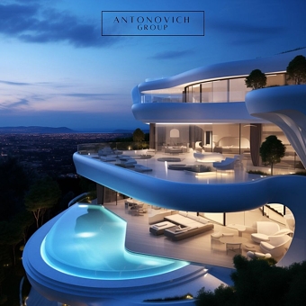 Futuristic Interior Design by Antonovich Group