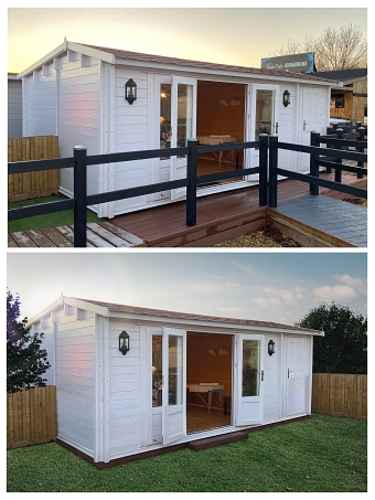 Garden room photo retouching