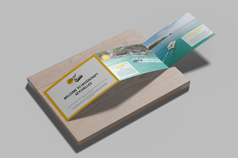 Hovercraft Seychelles print design project