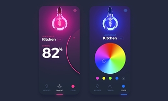 Smart Light Bulb App Design
