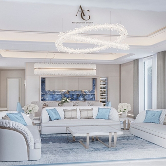 The Epitome of Elegance: Luxury Living and Dining Symphony