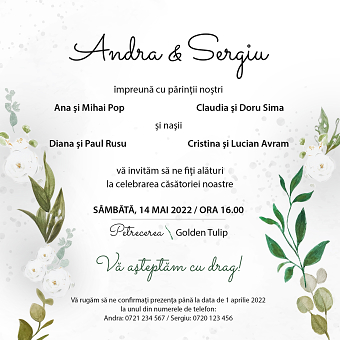 Wedding invitation