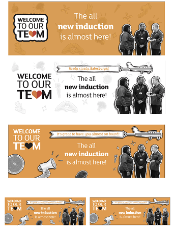 New induction banners
