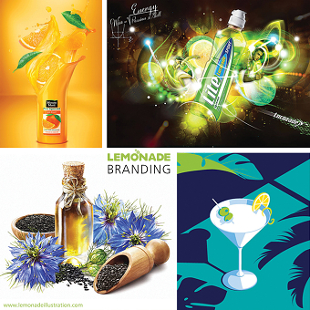 LEMONADE ILLUSTRATION AGENCY / DRINKS BRANDS