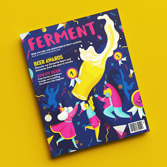 Magazine cover - Drink industry