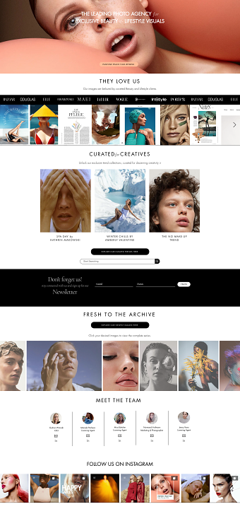 New website design
