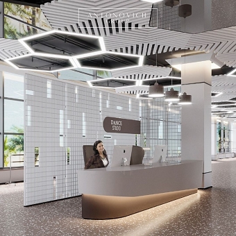 Futuristic Dance Studio: Antonovich Group's Spacious Vision