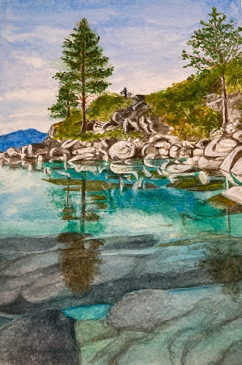 Rocky pool (Kinuyo Ogino)
