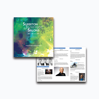 Surbiton Salons print design