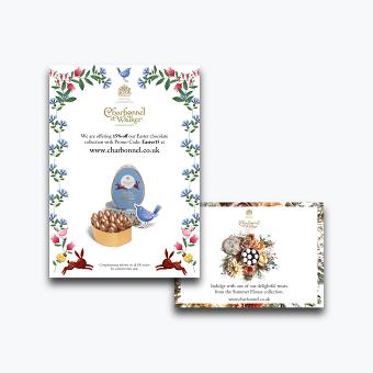 Charbonnel et Walker advertising and printed materials