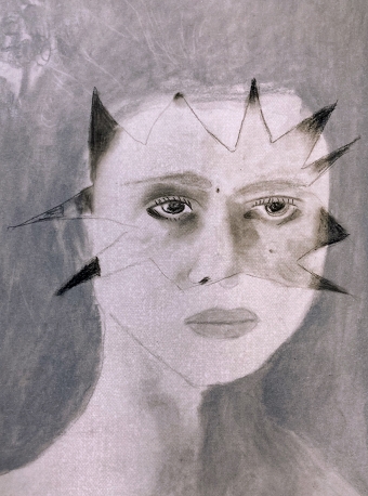 Charcoal Portrait (Shafia Syed)