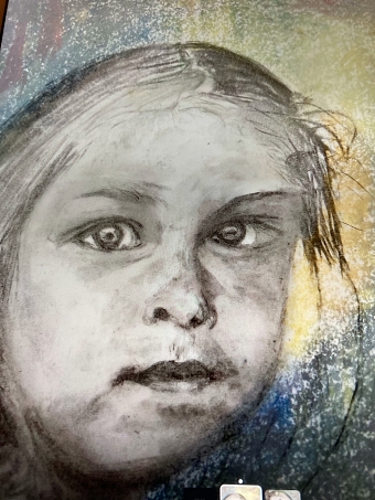 Charcoal Portrait (Satomi McHale)