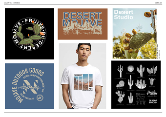 Menswear placement graphics