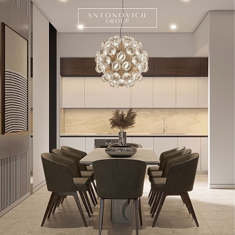 Elevate Your Dining Experience: Modern Dining Room Design by Antonovich Group