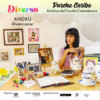 Graphic design for the Parche Caribe Art Exhibition