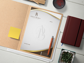 AB Properties Letterhead Design
