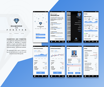 Diamonds are Forever App Design