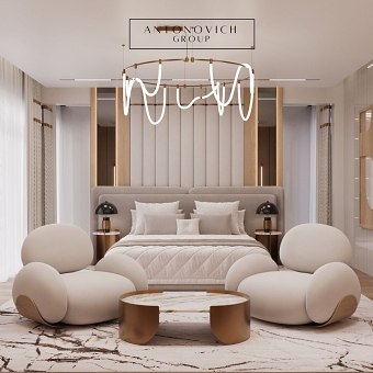 Elevating Elegance: Antonovich Group's Modern Luxury Bedroom Services