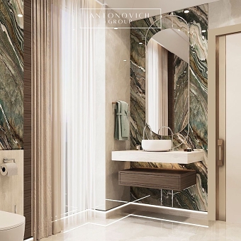 Sumptuous Retreats: Antonovich Group's Luxury Bathroom Design