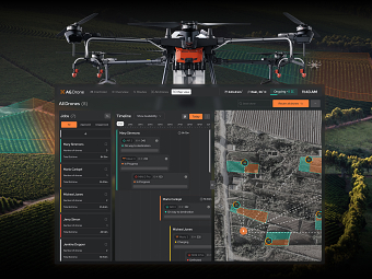 AG.Drone Tech Dashboard Design