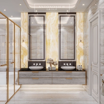Luxurious Serenity: Bathroom Interior Design and Sanitary Solutions